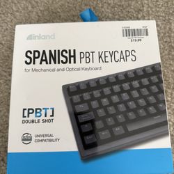 Brand New Inland Spanish PBT Keycaps For Mechanical And Optical Keyboards 