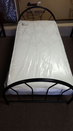 Twin bed with mattress!