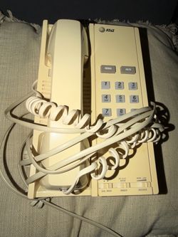 AT&T Vintage Landline Telephone Classic Throwback Retro As Is Electronic Untested.