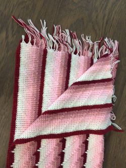 Afgan/Throw, 80 X 40. Hand Crocheted, 