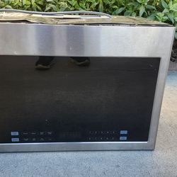 Haier stainless steel over the range microwave