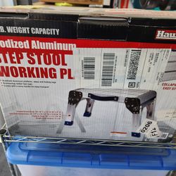 Haul-Master Anodized Aluminum Step Stool