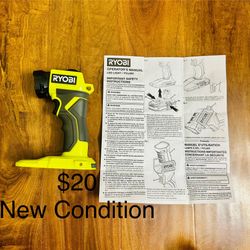 RYOBI Model PCL660 18V ONE+ LED Light New condition 