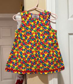 Baby girl M&Ms dress