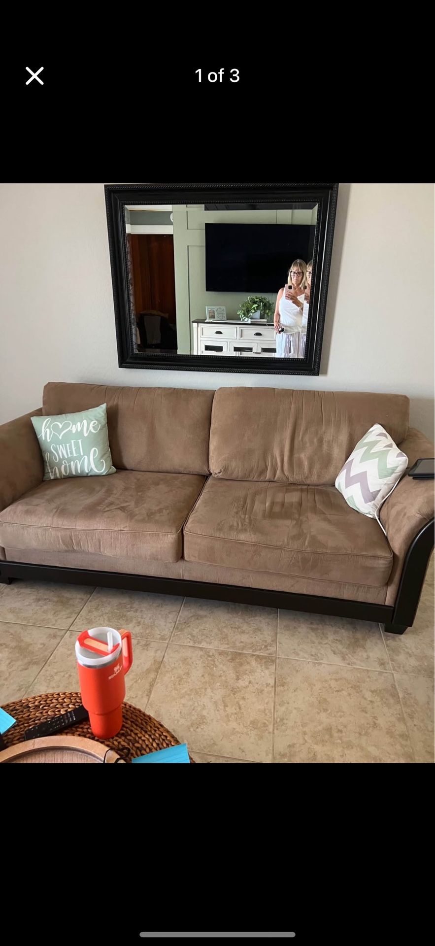 Couch and love Seat