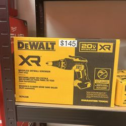 Dewalt BRUSHLESS DRYWALL SCREWGUN (Tool only)