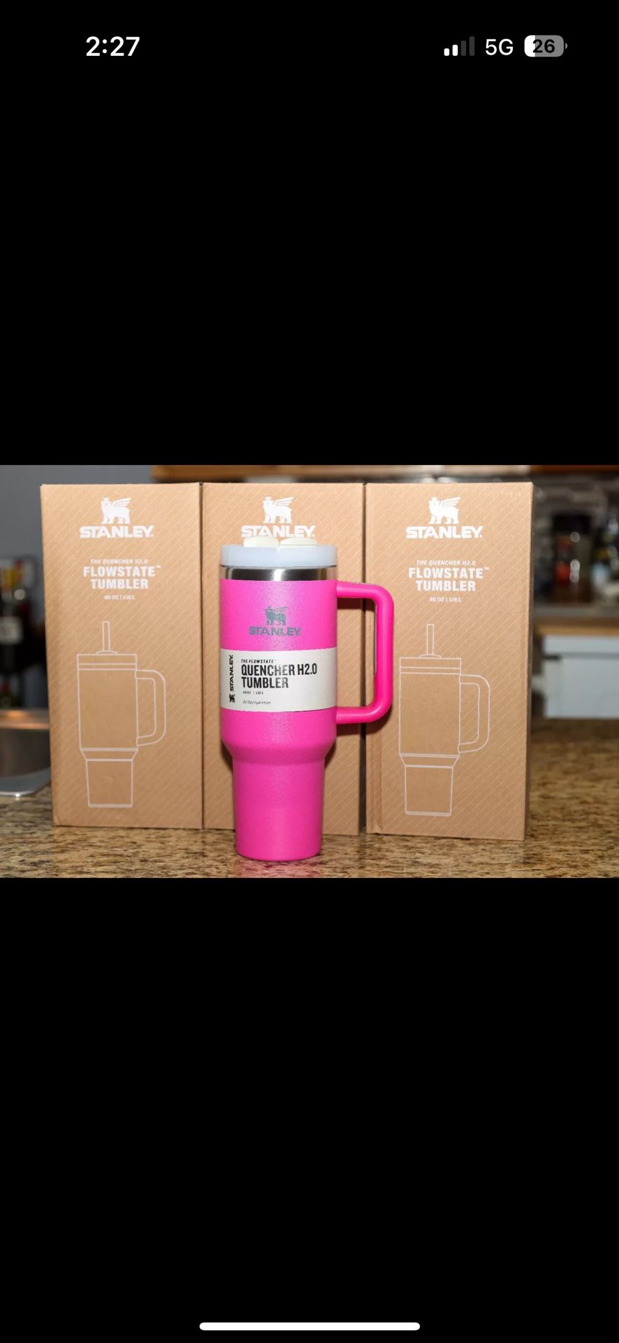 *BEST OFFER* Stanley 40oz Tumbler Pink, Blue, Light Pink