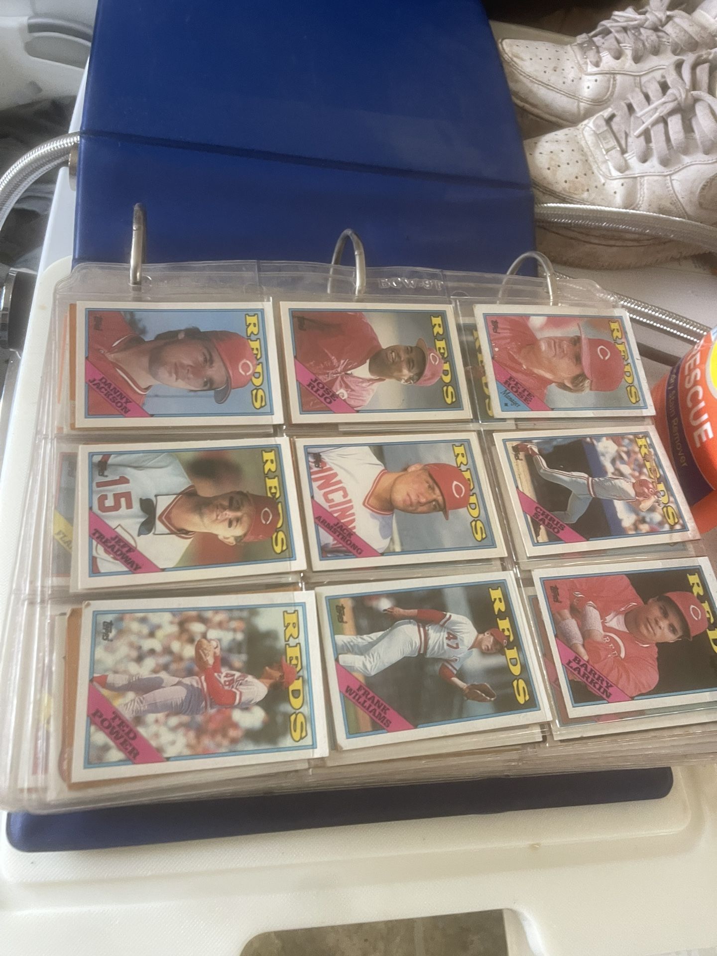Book Full Of Baseball Cards