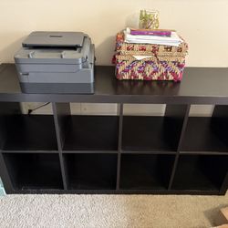 Black Cubby/Book Shelf