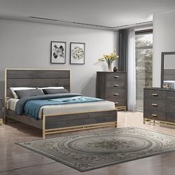 Modern King 5pc Bedroom Set “Last One” Mattress sold separately