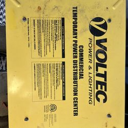 Volt-Ec Temporary Power Distribution Center – Commercial Job Site Power Box 