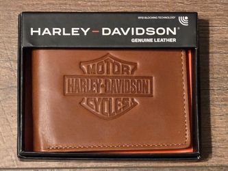 Harley Davidson Bifold Leather Wallet $30