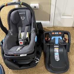 Uppababy Mesa Car Seat, Travel Bag, And 2 Bases