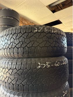 275/60R20 Used Pair Goodyear Wrangler Trail Runner AT
