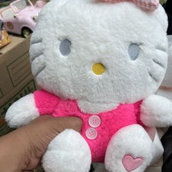 Hello Kitty Plush Backpack