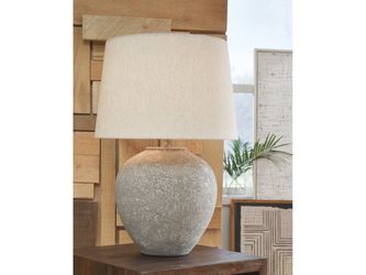 Dreward Distressed Gray Table Lamp