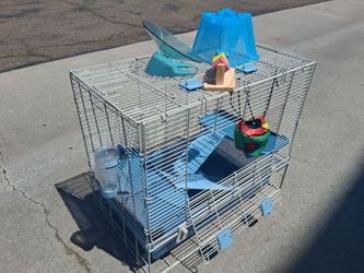 Hamster Gerbil Rabbit pet cage home