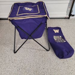 UW University Of Washington Travel Party Cooler Collapsible With Travel Bag