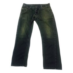 Men's Dark Wash Relaxed Fit Denim Jeans - Classic & Versatile