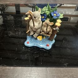 Vintage 2001 Charming Tails “Your The Best-Hook Line & Sinker” Figurine-MINT