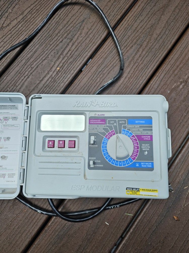 Rain Bird ESP-M Modular Irrigation Controller 10 Zone Lawn Sprinkler Control