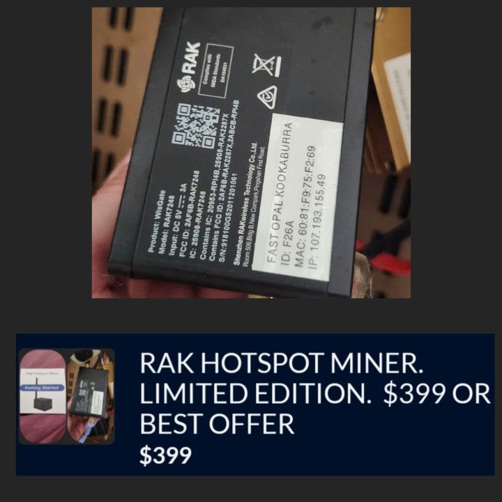 Crypto Currency Trading Miner. $399 Or Best Offer.  Great Deal