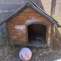 Wooden Dog House 