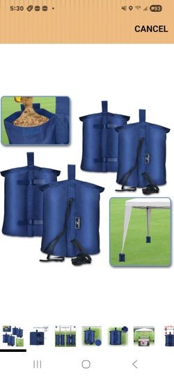 Leg Weight Bags Sand Bags Pop Up Canopy Tent Leg Anchor Kit 22LB