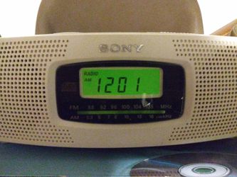 sony clock radio