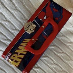 Brand new Spider-Man lunch  box with new Superman puzzle inside