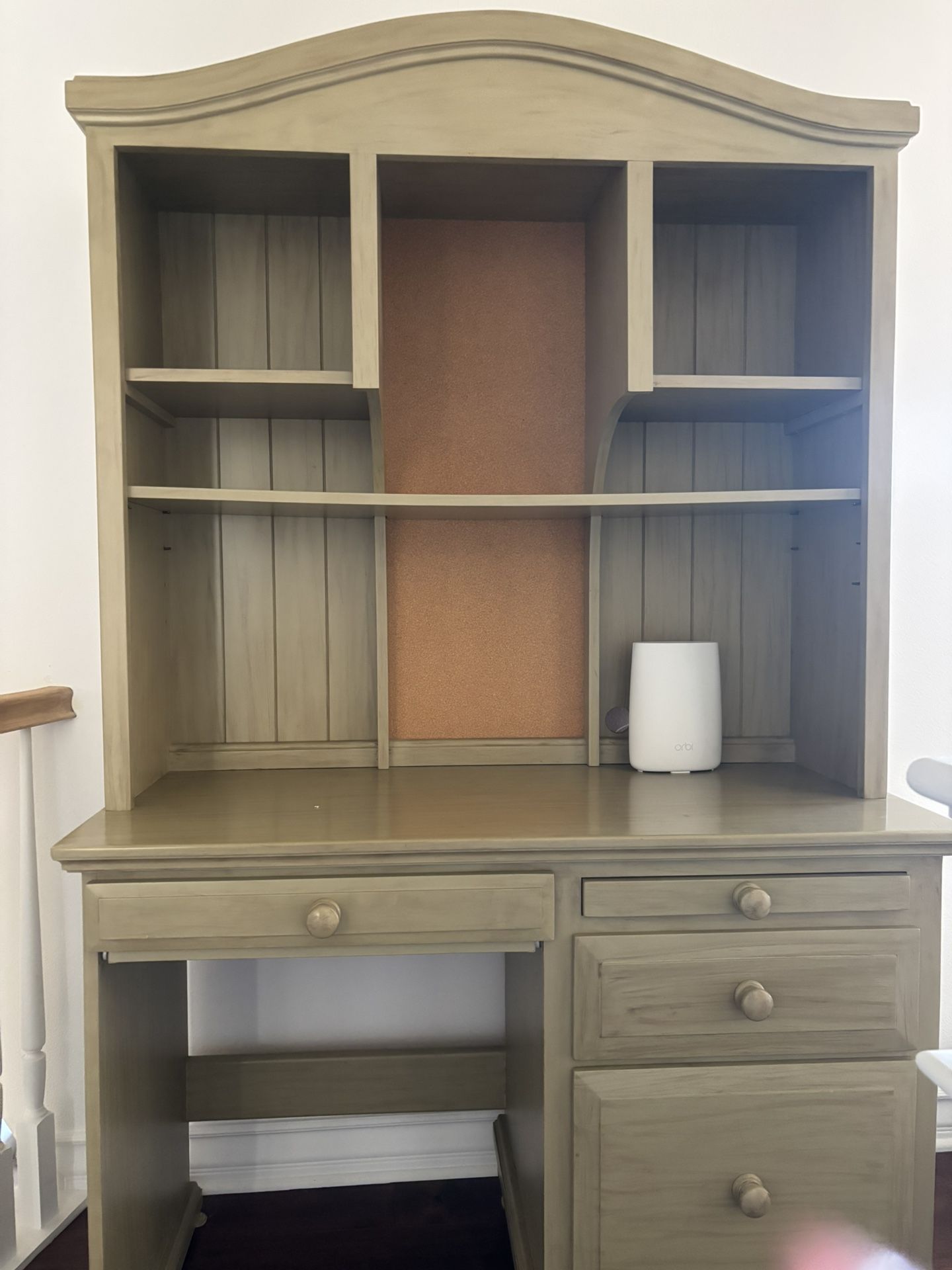 Desk With Shelves