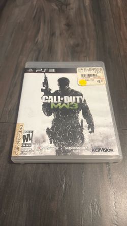 Call of Duty MW3 Modern Warfare 3 Sony PlayStation 3 Ps3