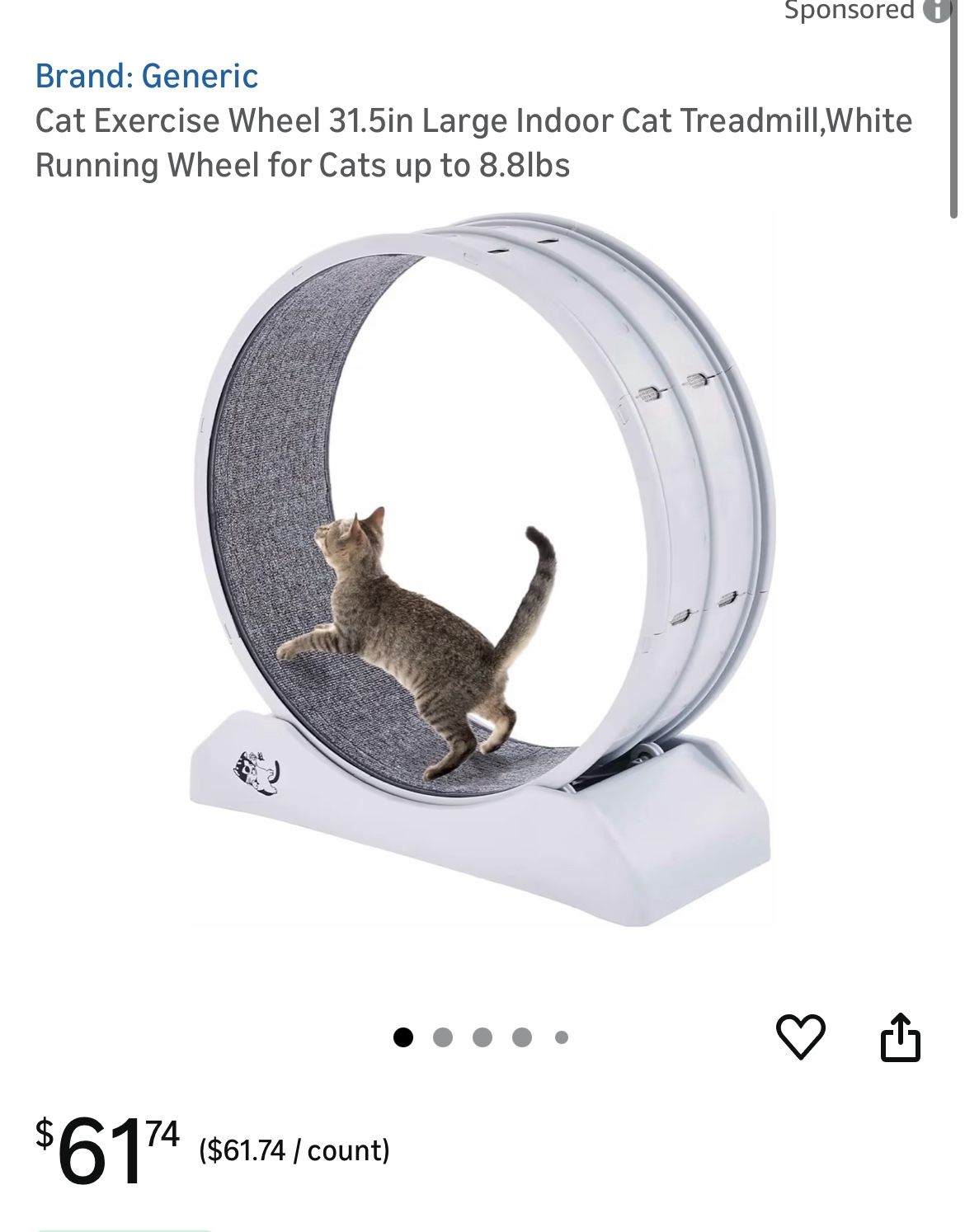 Cat Exercise Wheel Brand new
