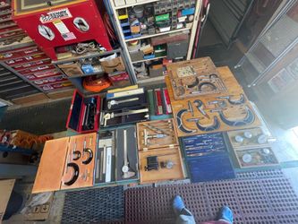 Machine shop TOOLS, micrometers, etc