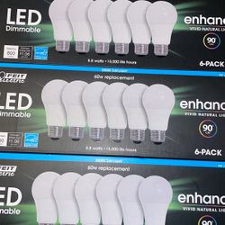 Enhance 6-pack Light Bulbs 60W