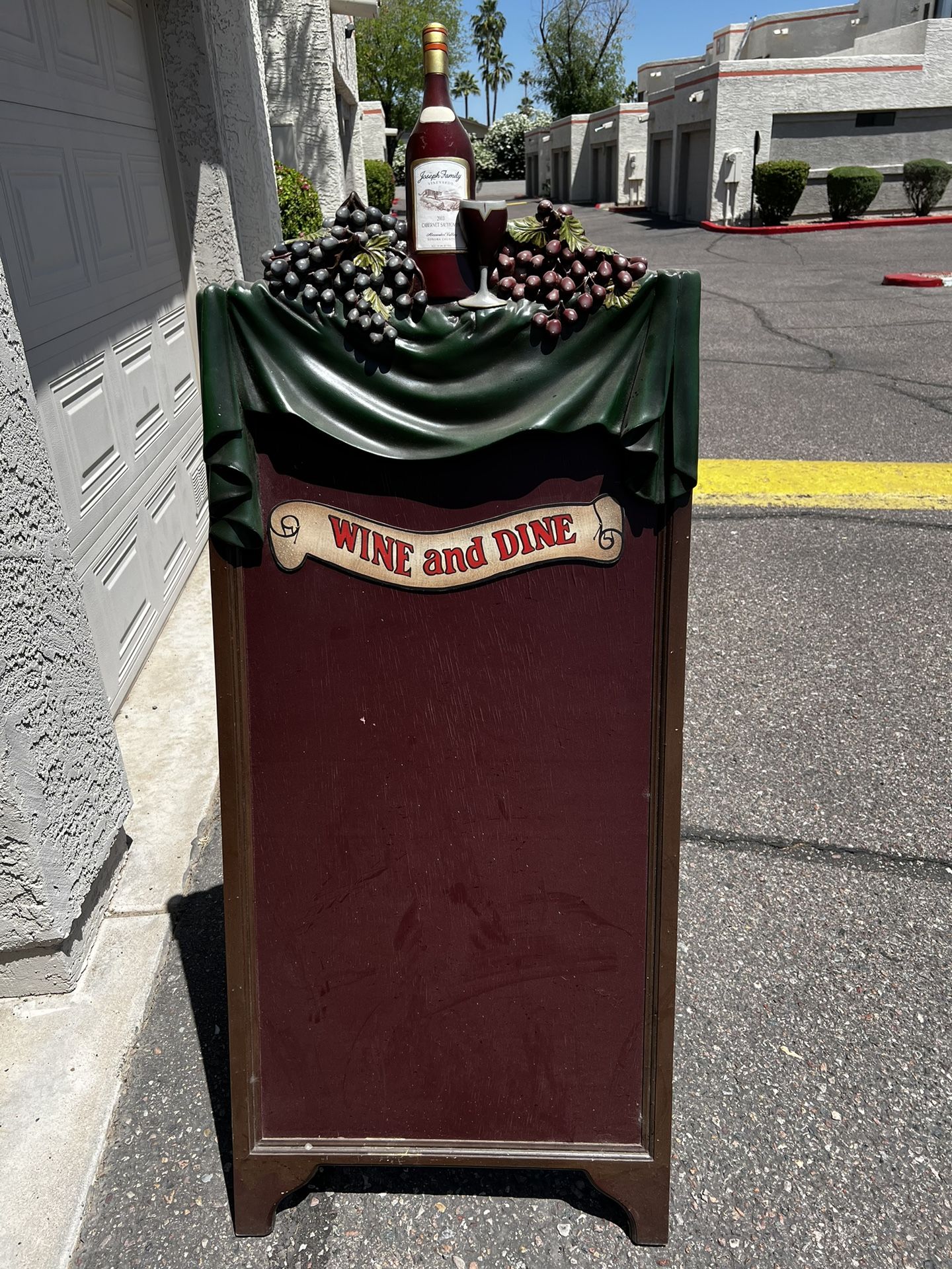 Wine Bar Ad Sandwich Board