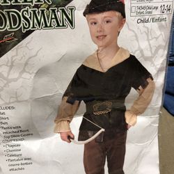 Archer woodsman (Robin Hood) costume, size 4-6