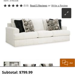 🤍✨ Beautiful Ashley’s 2pc Extra Wide Karinne Sofa Set