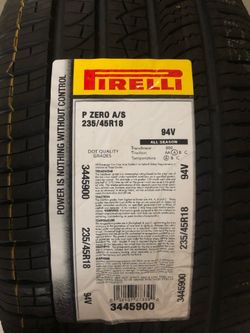 Brand New Tires (1) Pirelli Pzero All Season (235/45R18) (Single) ($135)