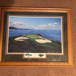 Dream Course Photo Numbered Print Pebble Beach 65.00 Obo