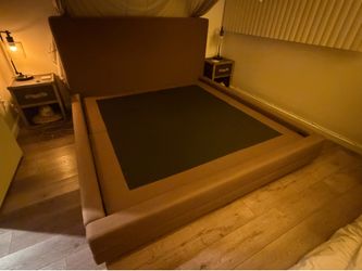 Restoration Hardware - King Bed Frame with HeadBoard.