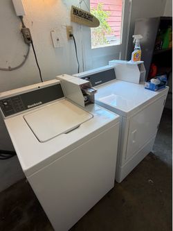 Coin washer and dryer