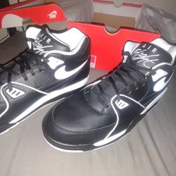 Air Jordan Flight 89 Black & White Panda Size 14 New In Box