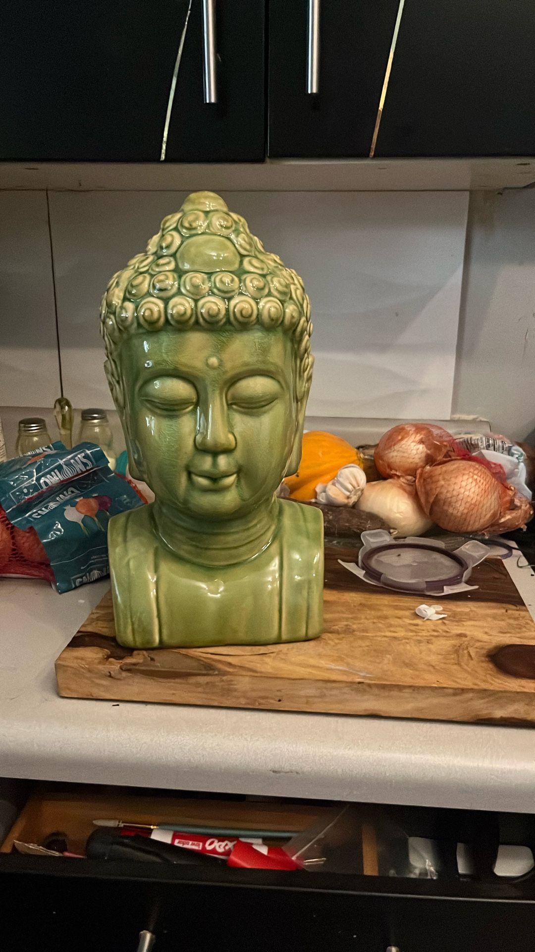 Celadon (ceramic) Jade Buddha