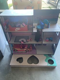 Lol Doll House With Car