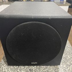 KLH Audio System Powered Subwoofer Bassbite V Speaker 40 Watts Works Great
