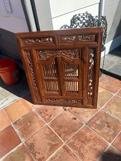 Antique Carved Wood Decorative Panel $200 obo