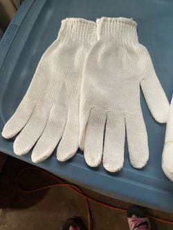 Cotton gloves all 3 packs of 12 sets in each pack for any use (mechanic or any job)