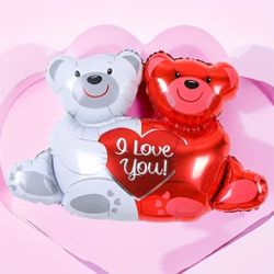 Cute Valentines Day Love Bears Balloon 