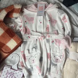 Baby Girl Clothes And Blanket 